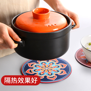 轻奢隔热垫餐垫餐桌垫防烫垫防水杯垫家用碗垫网红防热垫垫子桌面