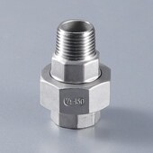 304不锈钢内外丝活接头油任201管件4分6分外螺纹丝扣水管活节DN15