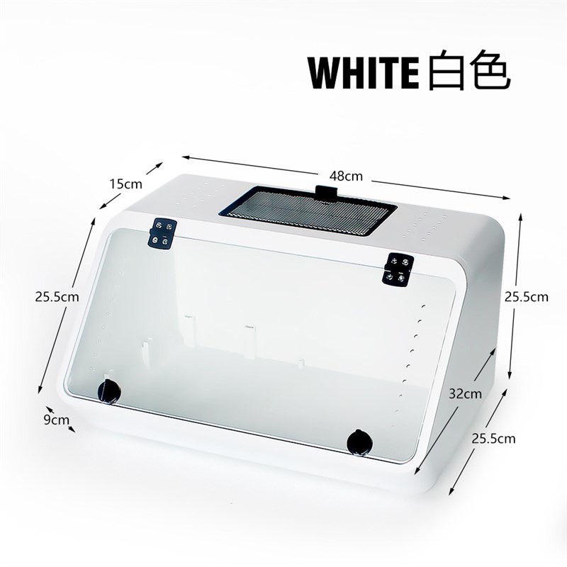 爬宠饲养箱寄居蟹饲养套餐超大斜面饲养箱乌龟缸爬宠造景水陆缸