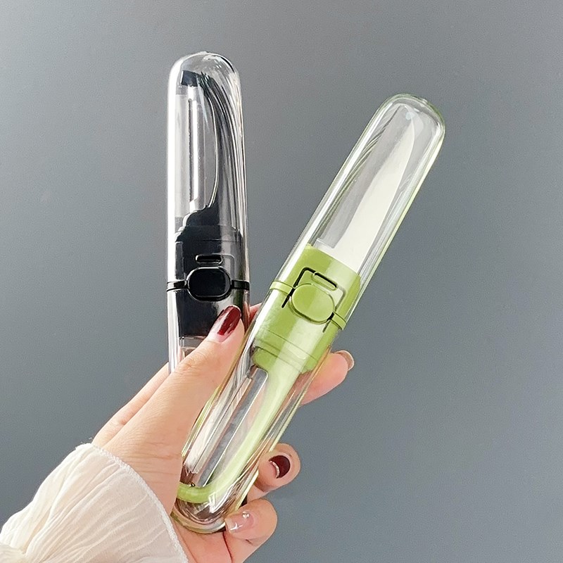 水果刀削皮刀二合一便携多功能学生宿舍两用刮皮刀家用双头水果刀