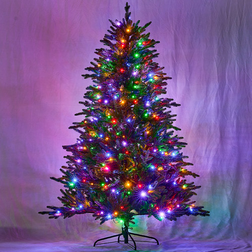 2025新款圣诞树纯pe加密发光仿真