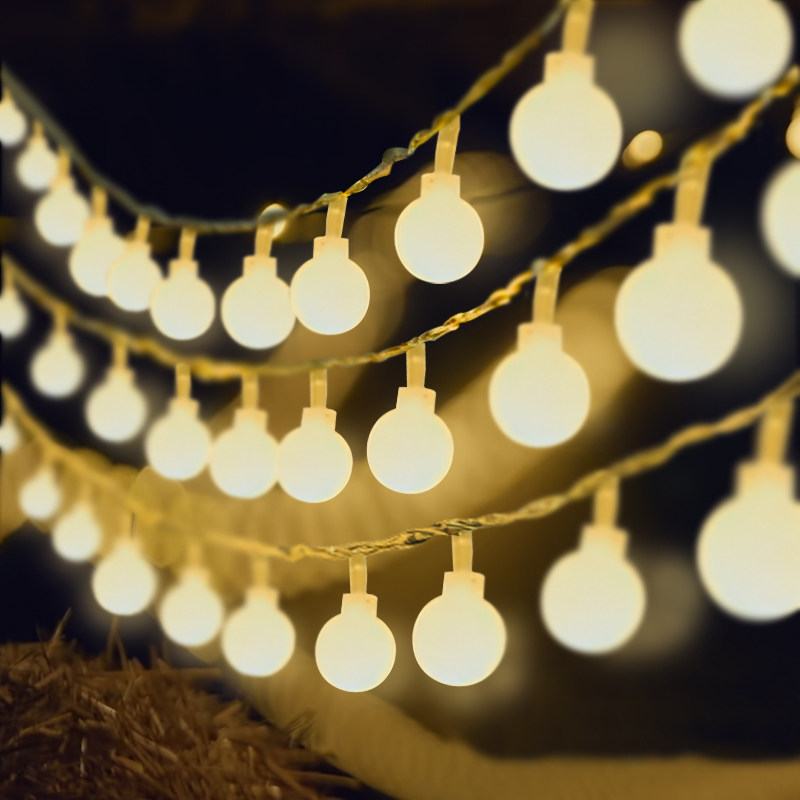 小彩灯装饰串灯闪光七彩氛围灯2026年新款星星灯夜市摆摊露营灯带