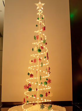 直播间装饰品家用大型树灯小摆件可折叠小红书同款target拍照道具