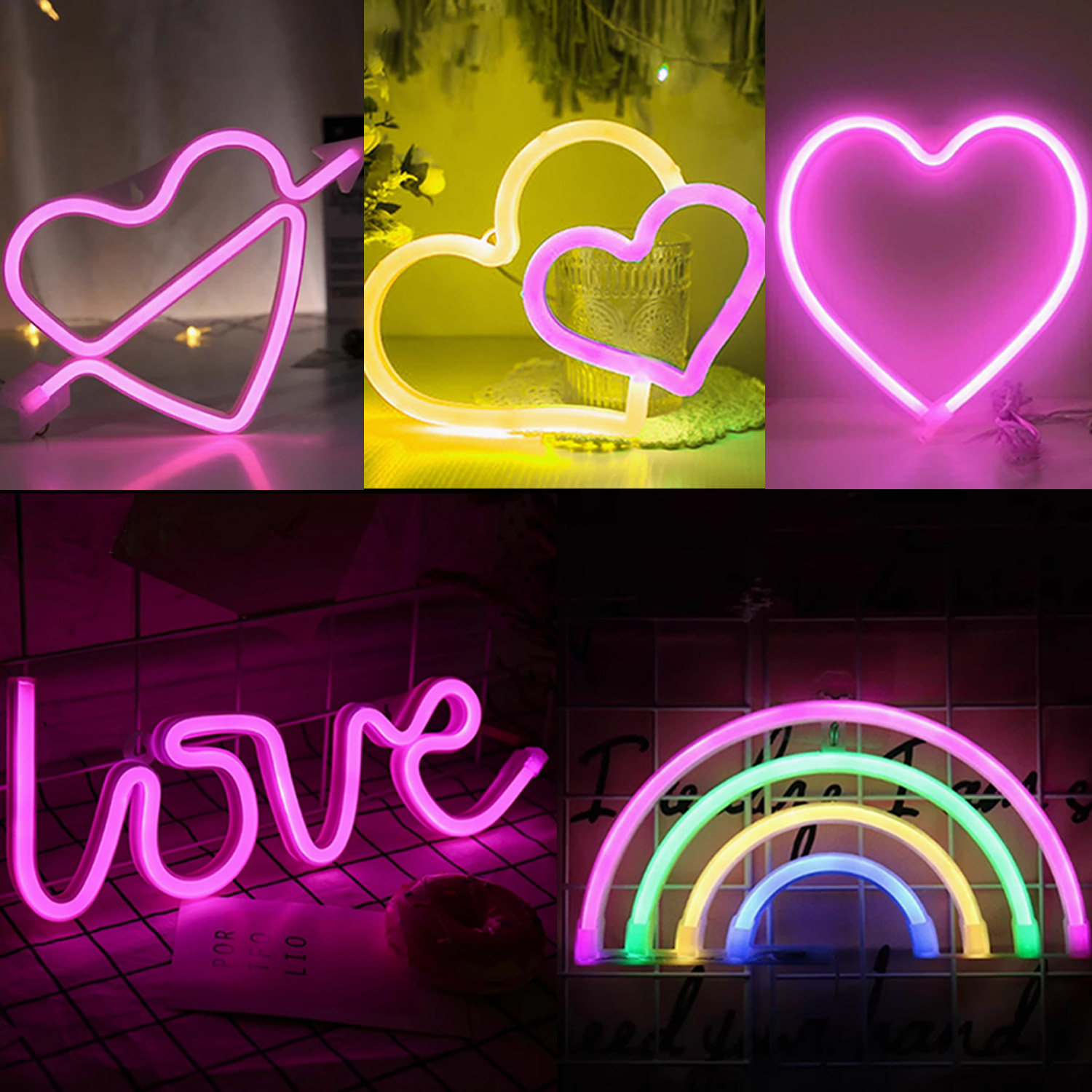 led装饰灯洞洞板霓虹灯电竞房氛围灯发光星星灯网红彩灯赛博朋克,节庆用品/礼品,装饰灯,淘宝优惠券,粉丝福利购,淘宝优惠卷