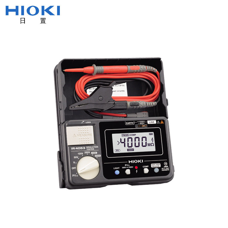 HIOKI日置绝缘电阻测试仪IR4053-10原装指针兆欧表数字电阻计