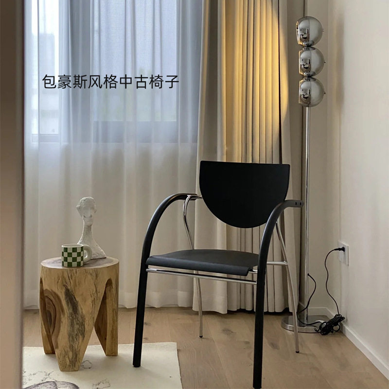 中古风铁艺餐椅北欧简约网红款