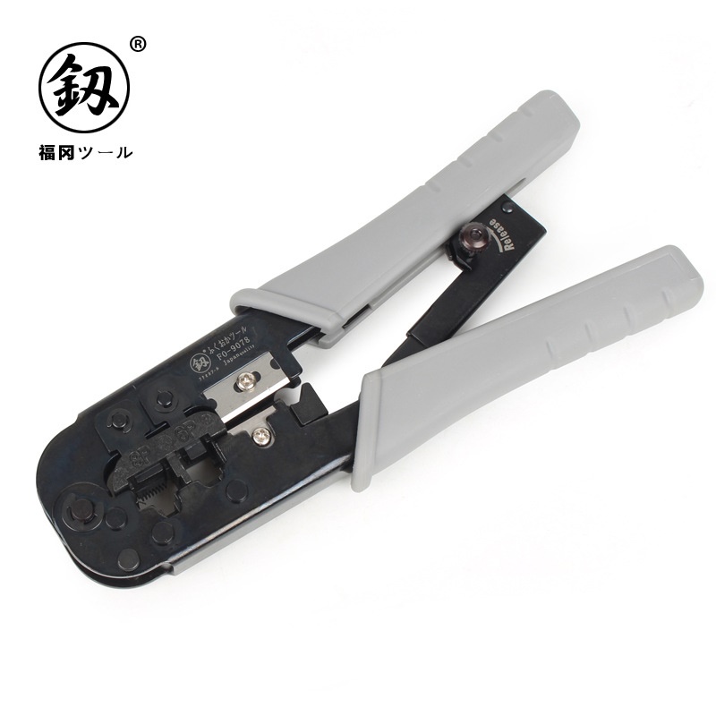 供应福冈工具网络水晶头压着钳电话网线端子压接压线钳子8p6p