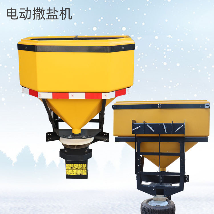 皮卡后悬挂电动除雪撒布机 车载式市政公路养护喷洒机 高速冬季除