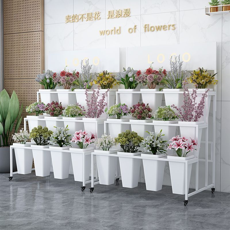 花店摆摊多层阶梯式花架