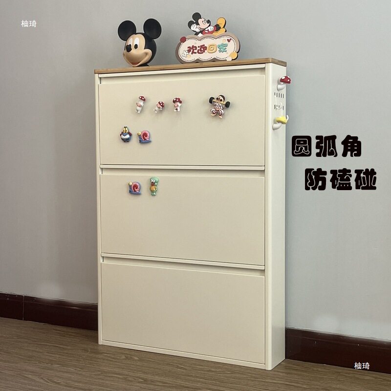 翻斗鞋柜极窄大容量收纳防尘