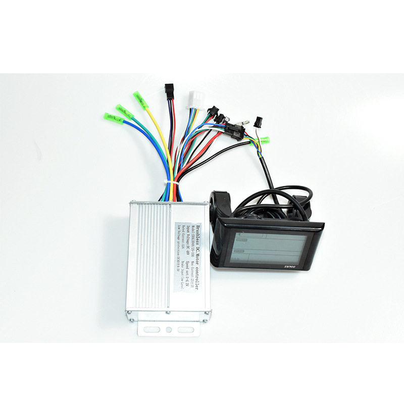 自行车改电动助力车用SW900仪表配控制器500w