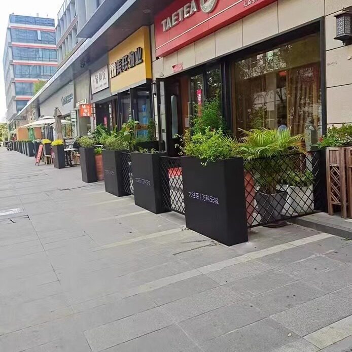 户外铁艺护栏栅栏花园绿化花坛庭院装饰篱笆室外餐厅外摆围栏