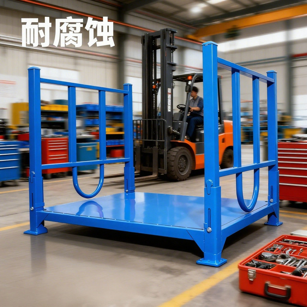 货架置物架架子折叠式巧固架堆垛面料架仓冷堆叠金属仓储钢制其他