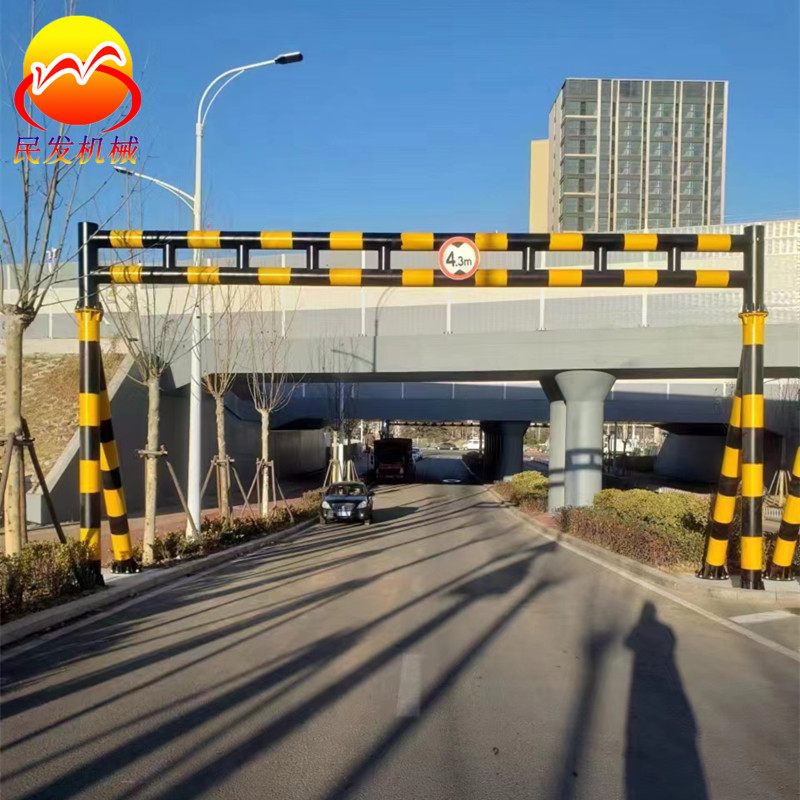 厂家直销固定限高架龙门架路跨小区停车场护栏高栏防护限宽限高杆