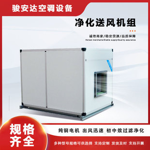 初中效过滤净化送风机组12000风量洁净式送风柜中央空调设备直销