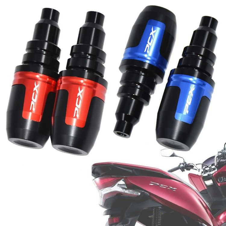 适用本田PCX125 PCX150/160改装排气管防摔棒胶保护杆 保险杆配件