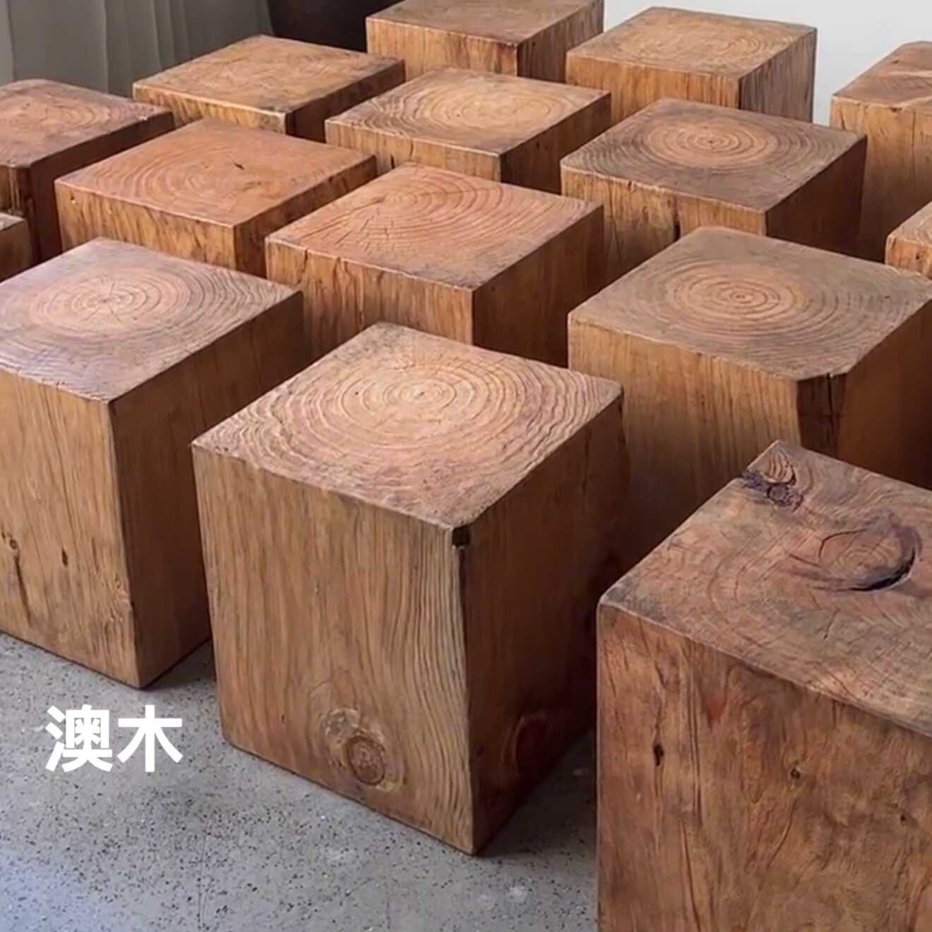 实木墩子树桩茶几沙发边角几民宿原木根雕木桩床头柜花盆底座摆件
