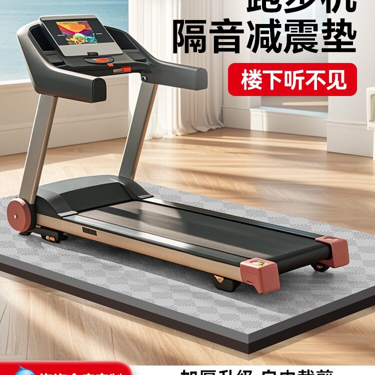 跑步机隔音减震垫楼层专业家用室内防震防滑加厚地垫子缓冲垫