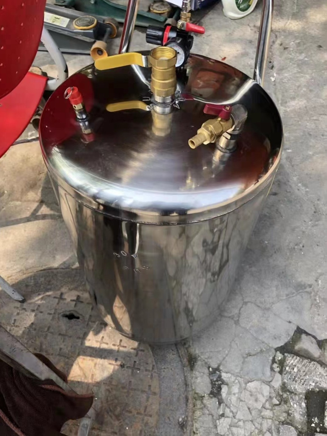 洗车商用80L加厚防爆泡沫机配件