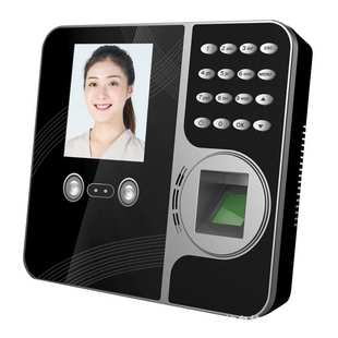 真地人脸指纹考勤机公司员工上下班面部打卡机 F492 (WIFI版)