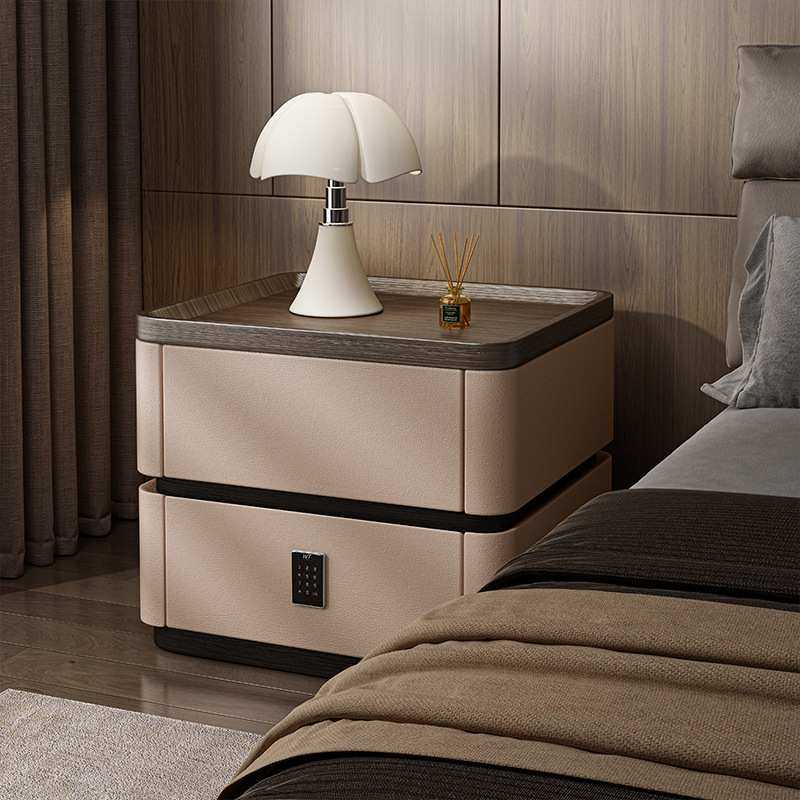 实木床头柜密码锁保险箱轻奢高级感2025爆款家用卧室床边柜收纳柜,基础建材,脚轮/万向轮,淘宝优惠券,粉丝福利购,淘宝优惠卷