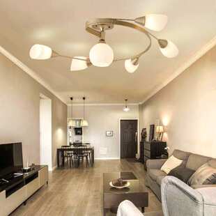 吊灯客厅灯大厅卧室吸顶灯现代简约美式餐厅可换灯泡枝型主灯灯具