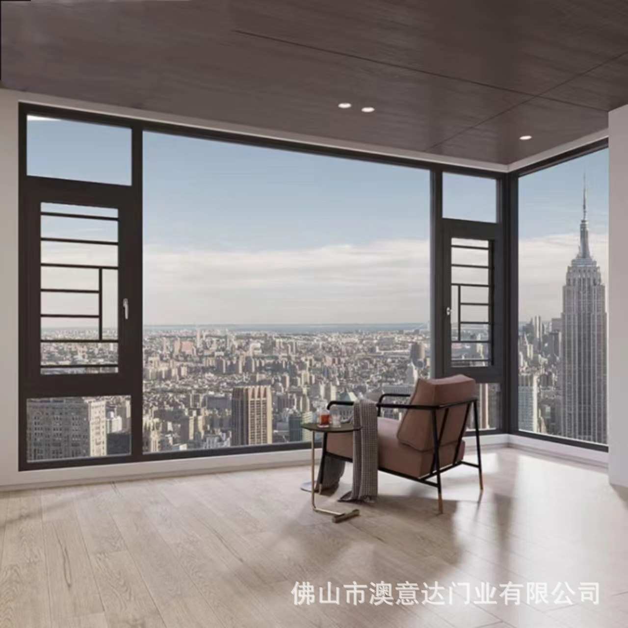 新款断桥铝门窗系统窗落地窗隔音隔热工厂直销希美克五金质量保证图片