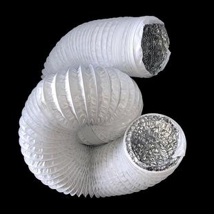 加厚PVC复合管/伸缩管/换气扇排风管 通风管排气管铝箔软管110mm