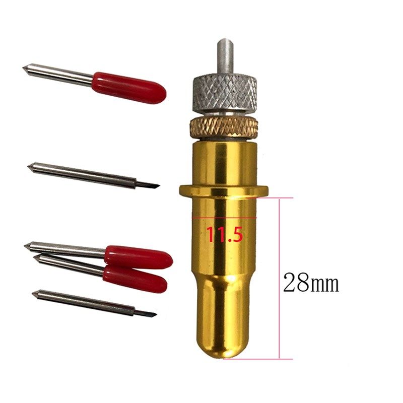 自动电脑巡d边刻字机刻刀 小型切割机刀架 标签不干胶模切机刀头