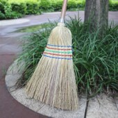 户外扫院子大扫把加长扫帚花园落叶D室外笤帚硬毛单个家用扫地庭