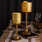 欧式 浪漫烛光晚餐蜡烛 复古铁e艺中古高级感烛台摆件家用圣诞法式