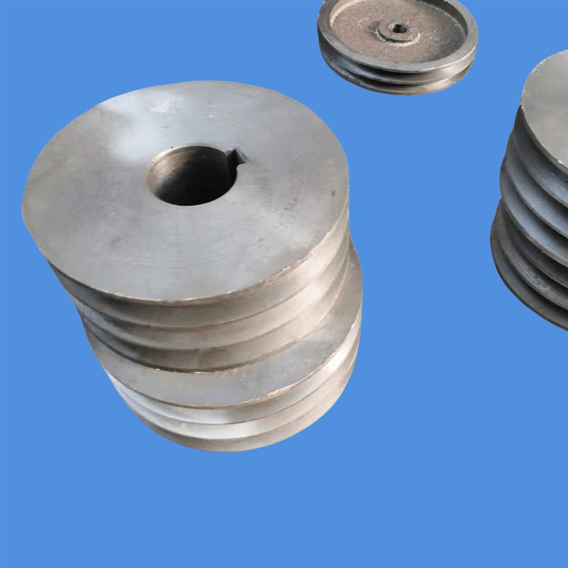 皮带轮4槽 四槽 C型皮带w盘皮带轮 铸铁 电动机发电机轮皮带轮