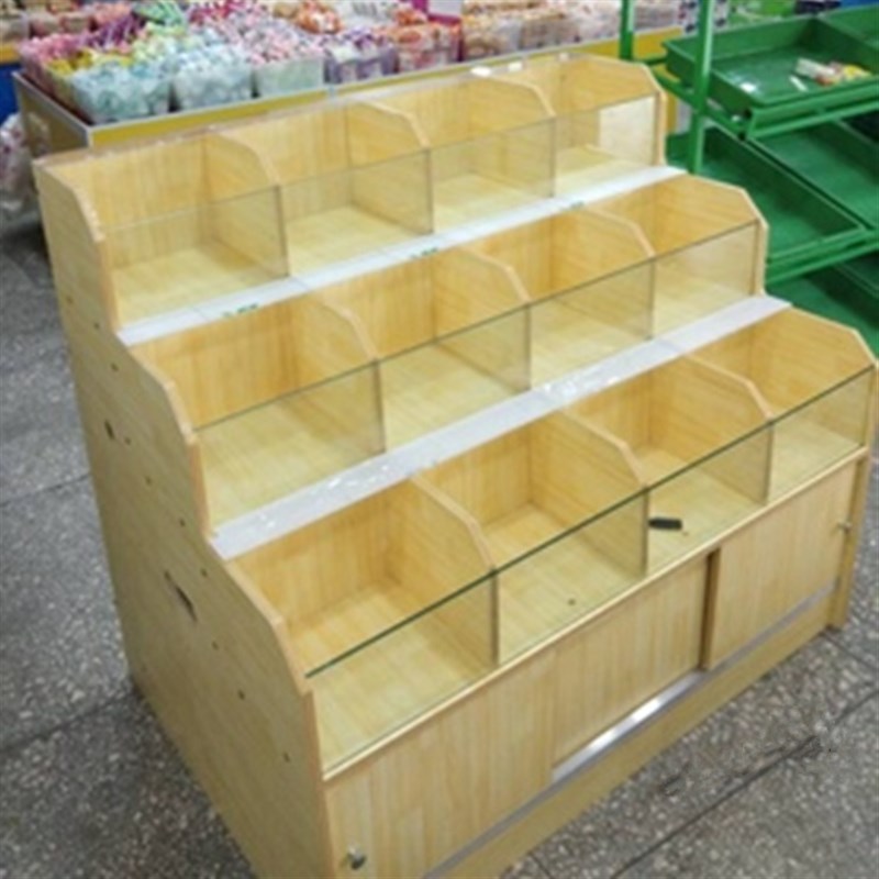 超市米斗四方米粮桶五谷杂粮展示A柜散称食品货架米柜米面架粮食