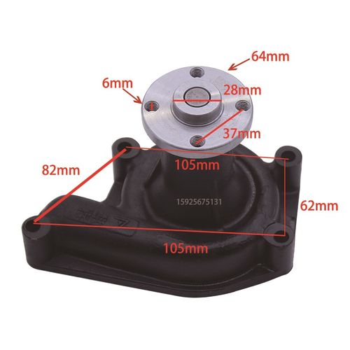 杭州叉车 合力叉车配件 新柴490/485全I柴490发动机水泵 叉车水泵