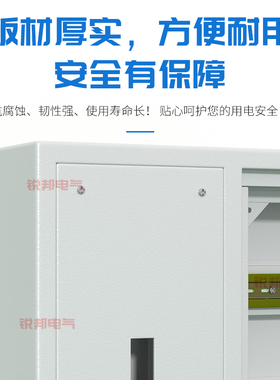 双层门总控加C45空开漏开关位数箱F配电箱定做照明动力电气动力柜