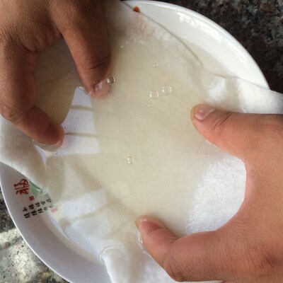 刘宁丝瓜抹布吸水不沾油纤维洗碗布洗H碗巾厨房抹布擦桌布擦地布