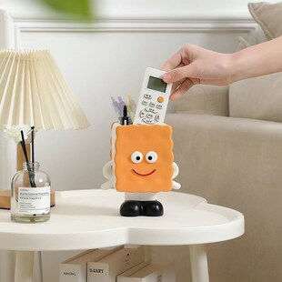 治愈系奶油饼干可爱桌面小摆件梳妆台装饰书桌宿舍化妆.刷收纳笔