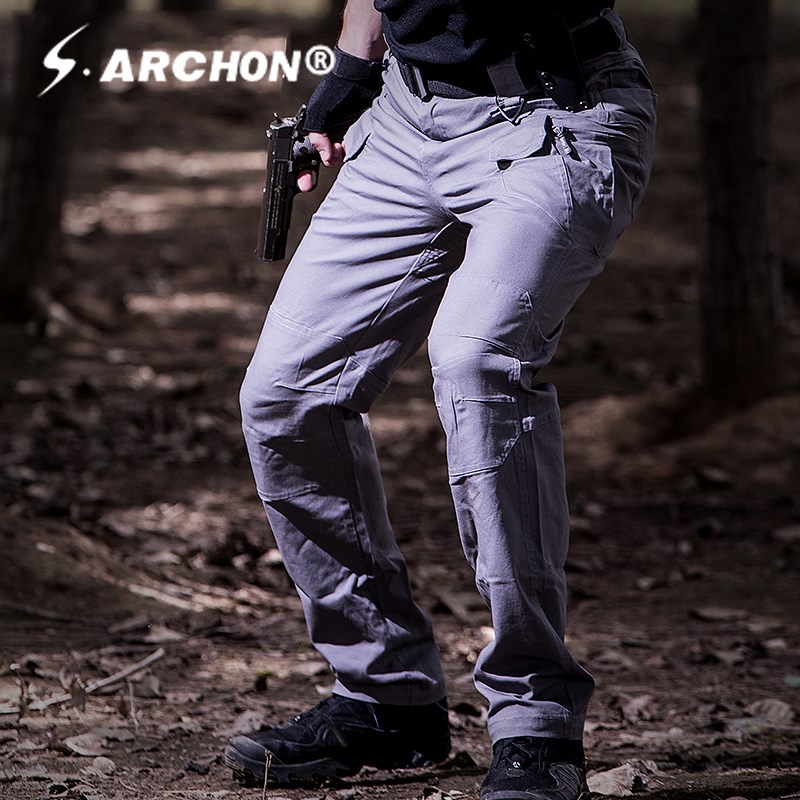 春秋执政官IX7/IX9战术裤男修身特种兵作训军迷裤户外Y登山工装裤