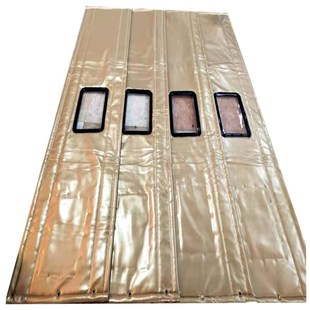 加厚家用保暖隔音防水H隔断商场皮革空调布艺门帘 定做棉门帘冬季
