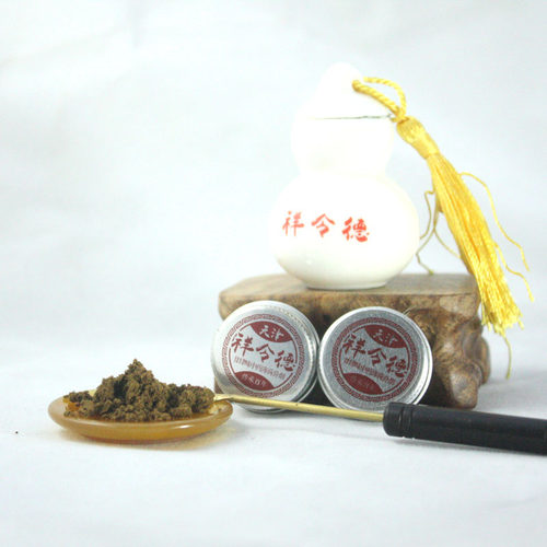 祥令德鼻烟粉天津特产手工u艺烟壶檀香薄荷戒烟提神闻药双十一礼