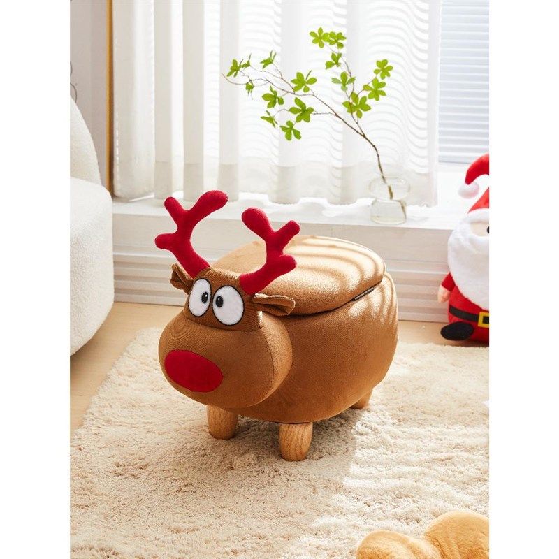 创意可爱麋鹿换鞋l凳客厅落地摆件家居装饰品搬新房子乔迁新居礼,家居饰品,落地摆件,淘宝优惠券,粉丝福利购,淘宝优惠卷
