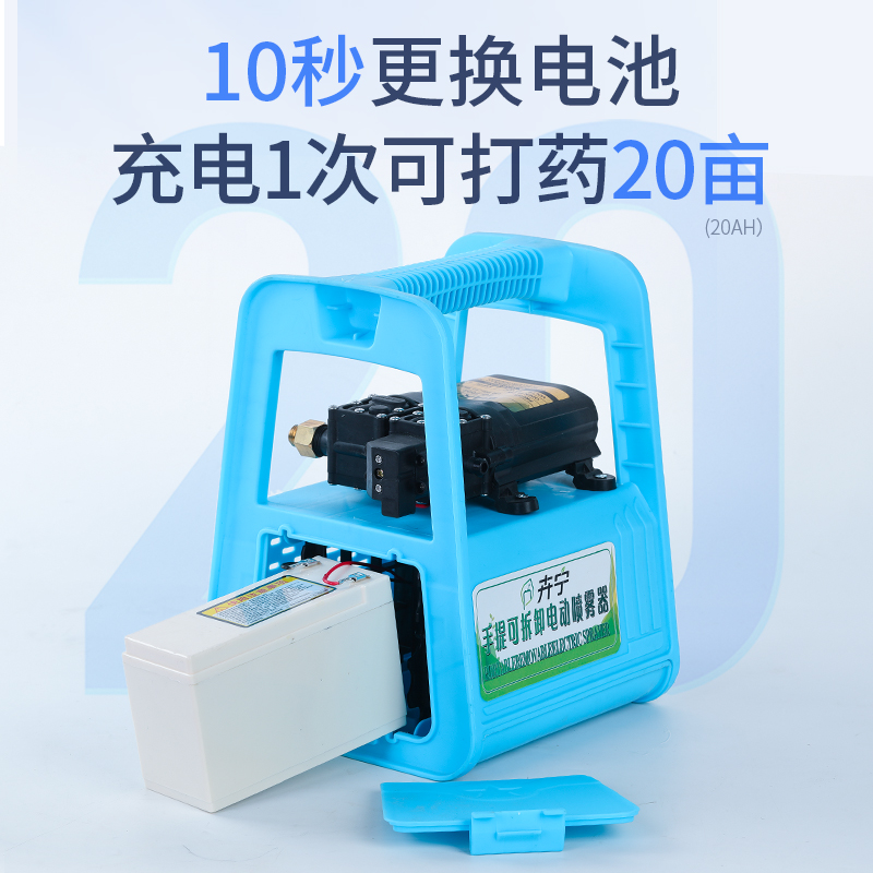 喷雾器电动农用手提式打s药机弥雾机洗车机抽水机高压隔膜泵机器