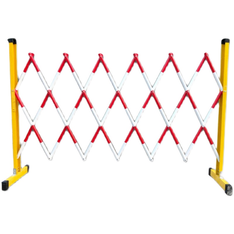 玻璃钢伸b缩围栏管式绝缘安全隔离可移动折叠硬质电力施工防护栏