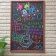 木质边框小黑板店铺用挂式 黑板宣传广G告板展示牌展示板家用黑板