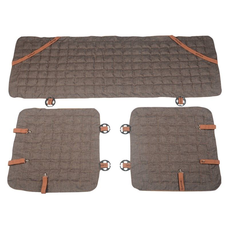 养生四季按摩无靠背汽车坐垫单片山楂籽J三件套座垫屁屁垫夏季凉