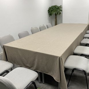 酒店会议室专用桌布加大尺寸方形台布高I级羊绒手感办公室会议桌