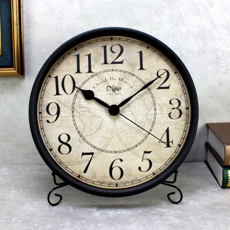 表客厅电视柜钟表大号摆放座钟家用摆件桌面台式S时钟美式复古摆,家居饰品,座钟,淘宝优惠券,粉丝福利购,淘宝优惠卷