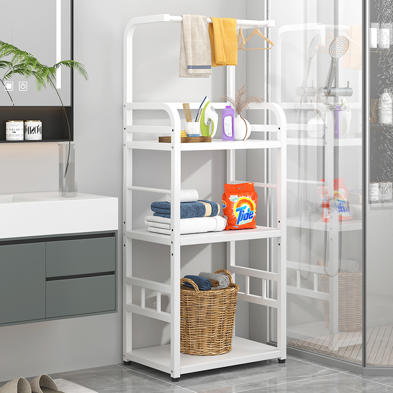 浴室置物架落地卫生间多层收纳架厕所洗手间脸盆毛巾架Z阳台储物