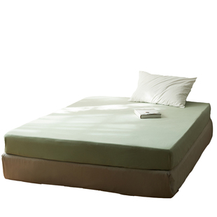 A类针织棉床笠单件 全棉天竺棉超柔单双人床罩 m纯色纯棉100床单