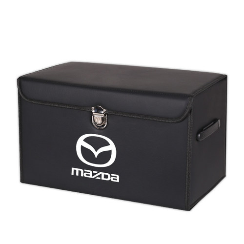 马自达6阿特兹CX4改装饰后备箱储物盒整理收纳箱CX5汽Y车内饰用品